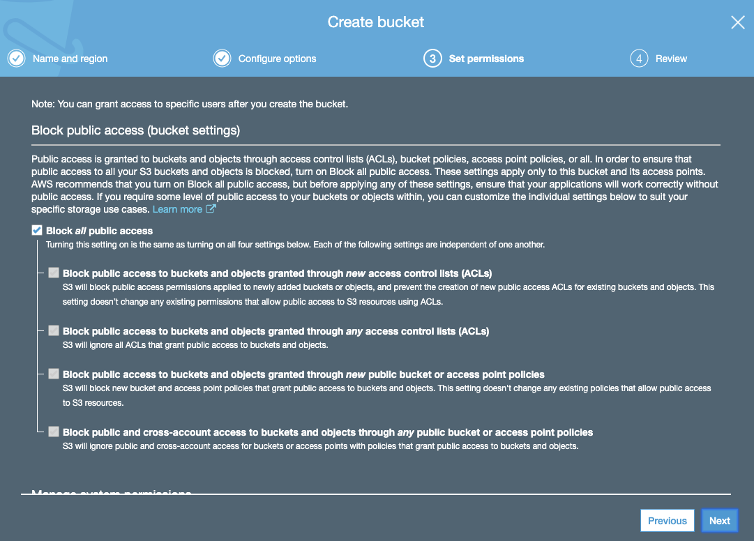 How to create an S3 bucket, and restricted access keys - Chris Schalenborgh